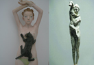 女雕塑家王琪《让子弹飞》的塑型师